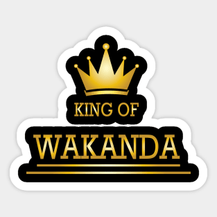 King of Wakanda Sticker